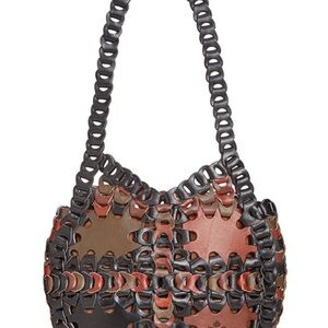 Patricia Nash Black and Brown Leather Bag